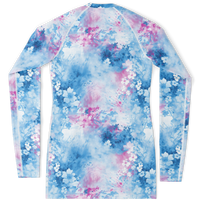 Chokefish™ Long Sleeve Rashguard Acid-Wash Woman's Shirt-006