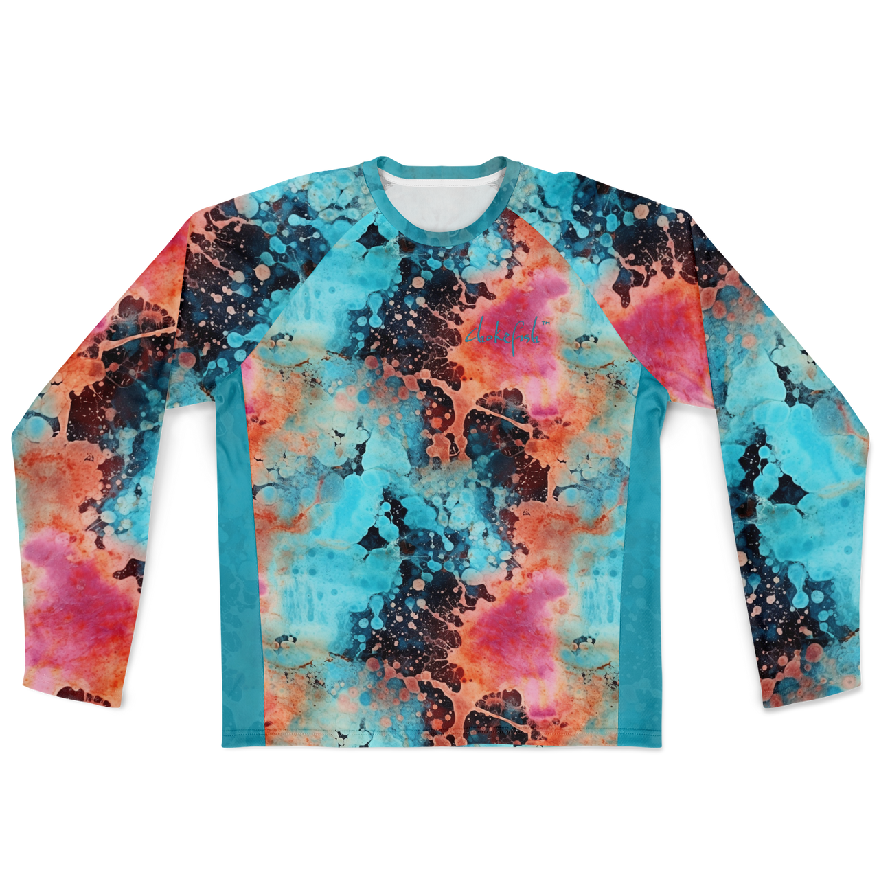 Chokefish™ Long Sleeve Every Day All Weather Acid-Wash Shirt Men's-005
