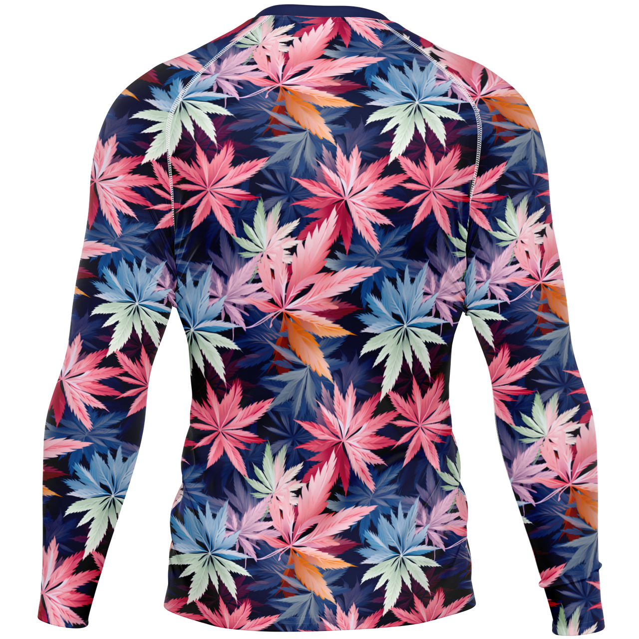 Chokefish™ Long Sleeve Rashguard Cannabis Men's Shirt-001