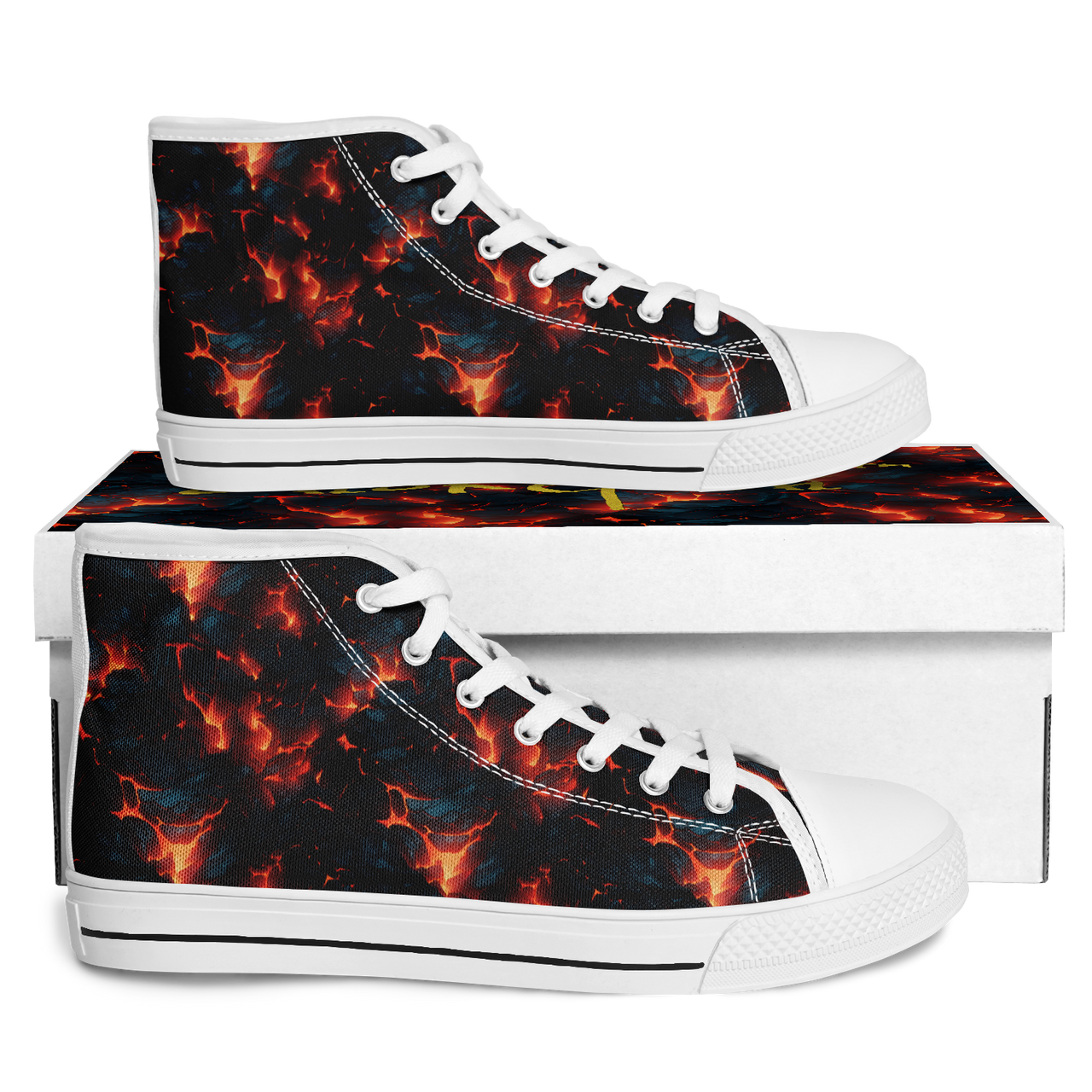 Chokefish™ Urban Peak Retro High Tops-Volcano-001