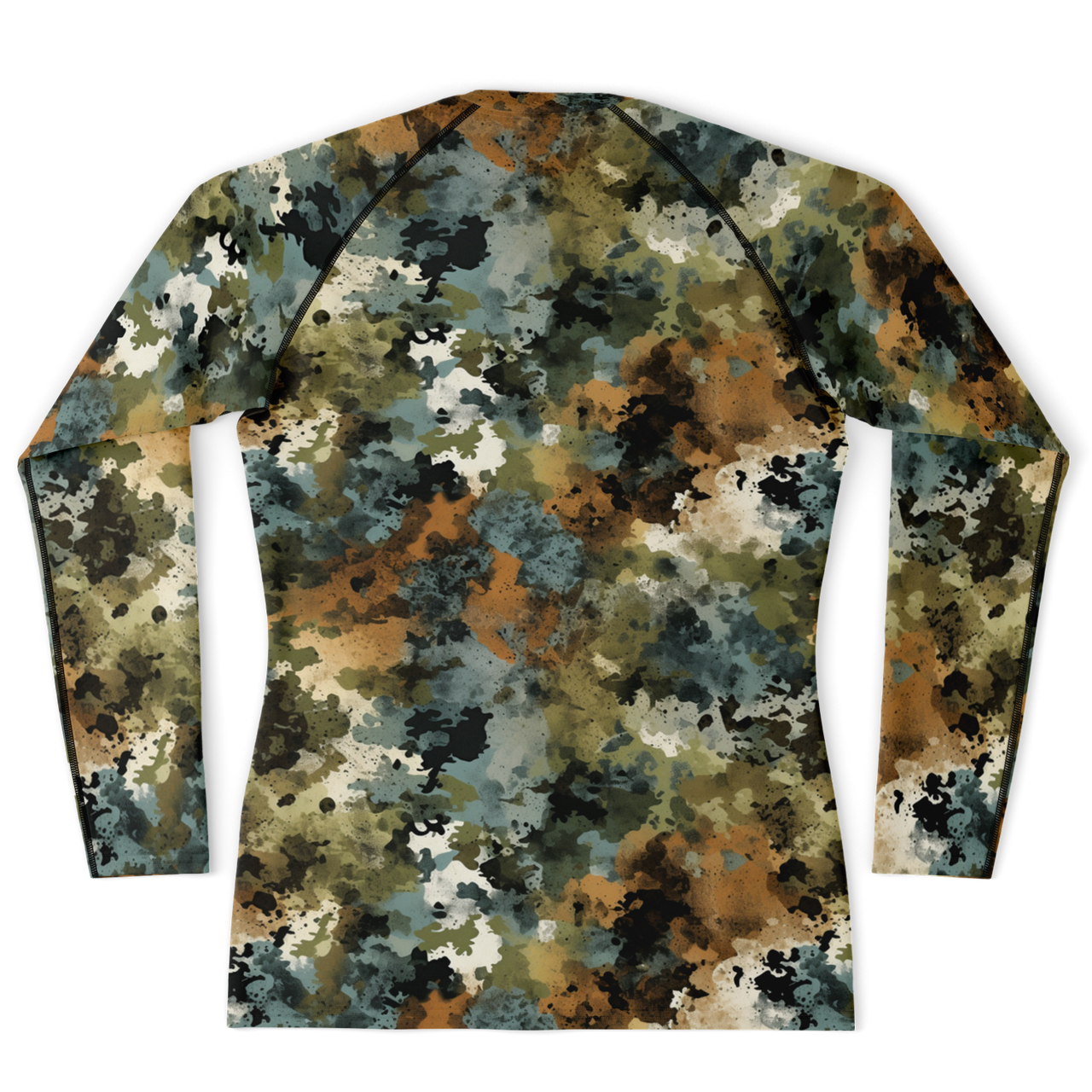 Chokefish™ Long Sleeve Rashguard Acid-Wash Men's Shirt-014