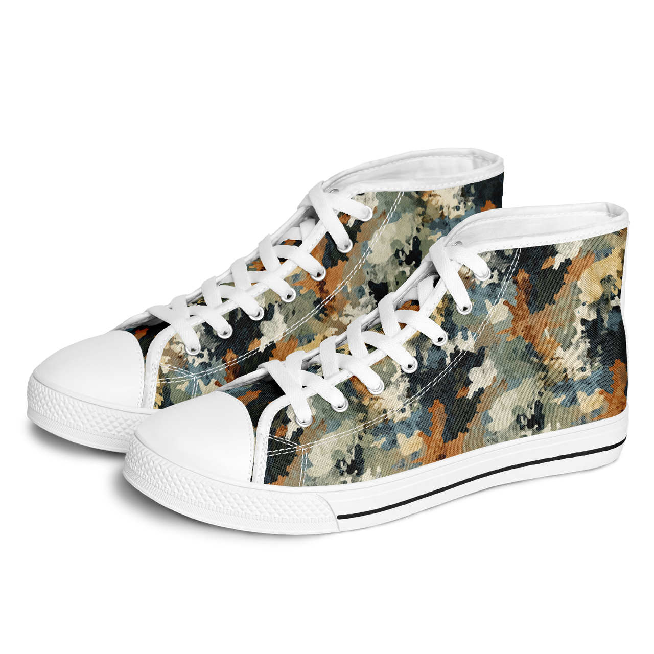 Chokefish™ Urban Peak Retro High Tops-Acid-Wash-011