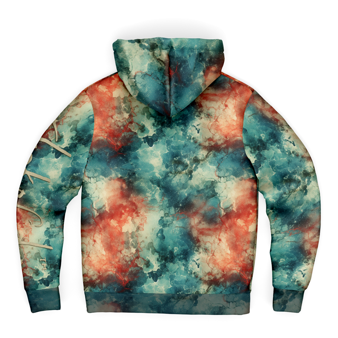 Chokefish™ Microfleece Zip-Up Hoodie Acid-Wash Colors-006B