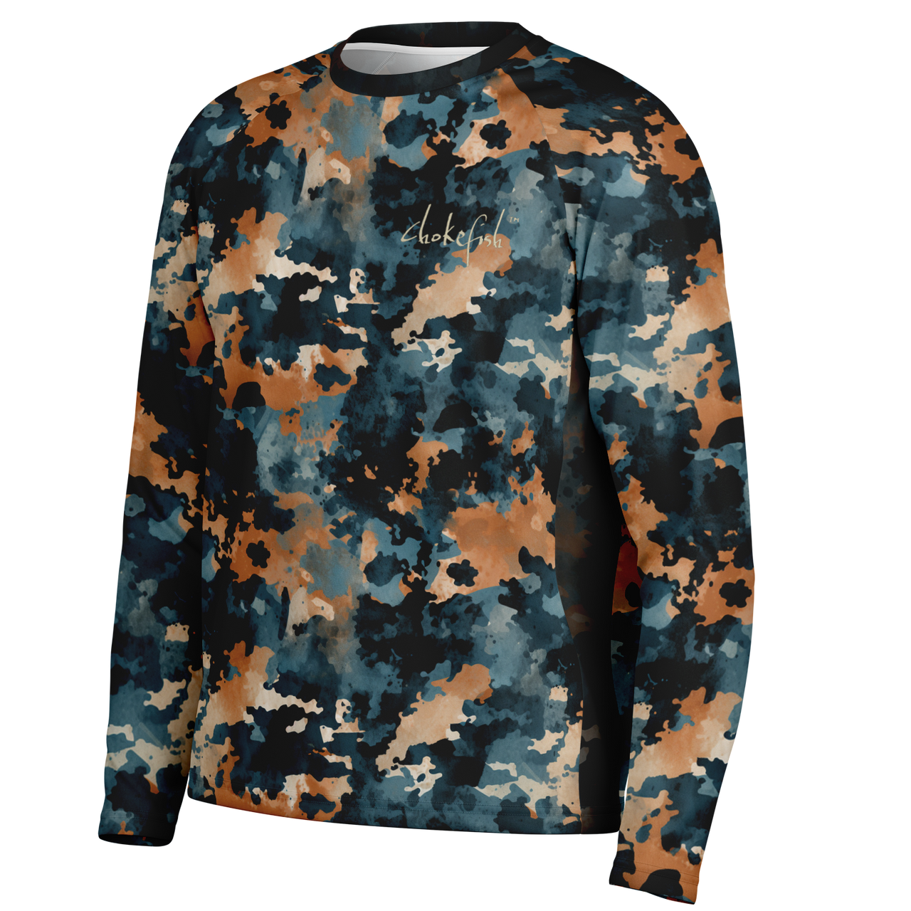 Chokefish™ Long Sleeve Every Day All Weather Acid-Wash Shirt Men's-009
