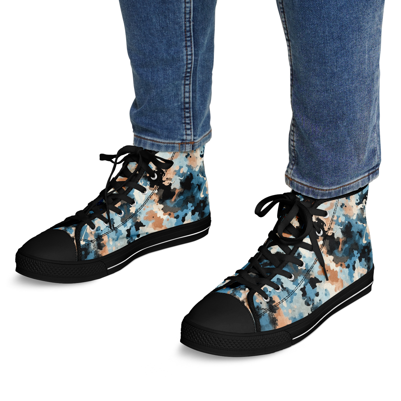 Chokefish™ Urban Peak Retro High Tops-Acid-Wash-015-2