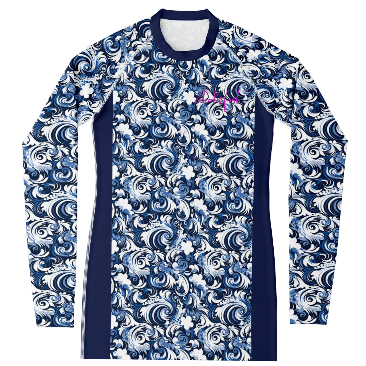 Chokefish™ Long Sleeve Rashguard Maori Woman's Shirt-016