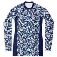 Chokefish™ Long Sleeve Rashguard Maori Woman's Shirt-016