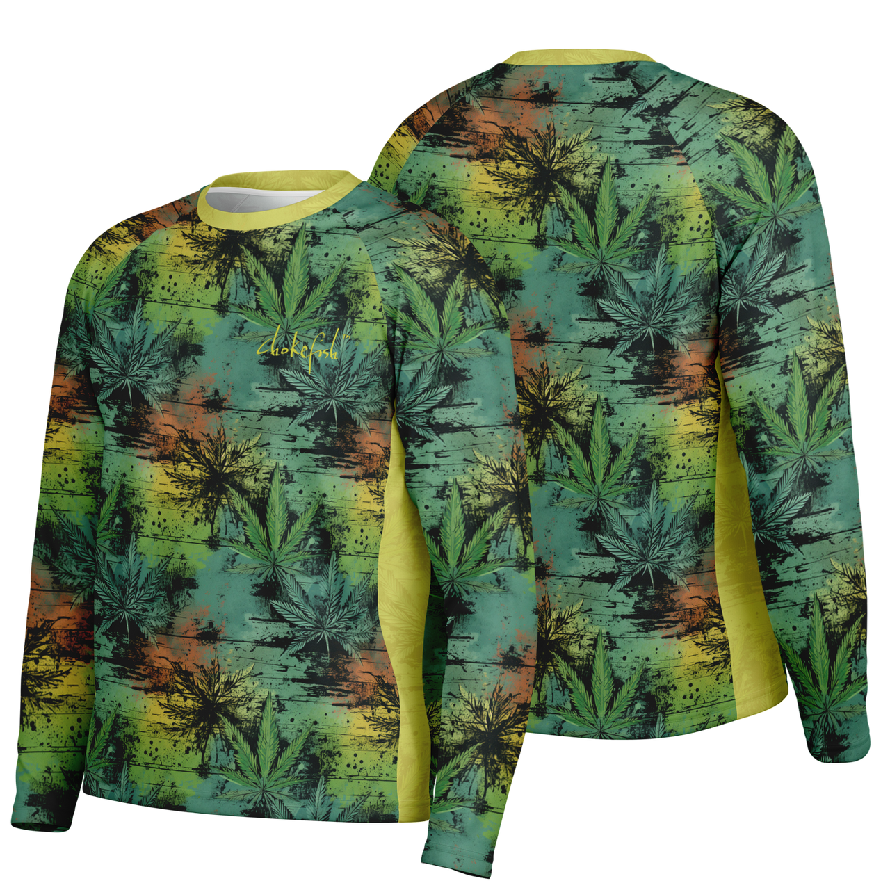 Chokefish™ Long Sleeve Every Day All Weather Cannabis Shirt Men's-003
