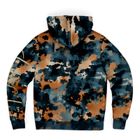 Chokefish™ Microfleece Zip-Up Hoodie Acid-Wash Colors-011B