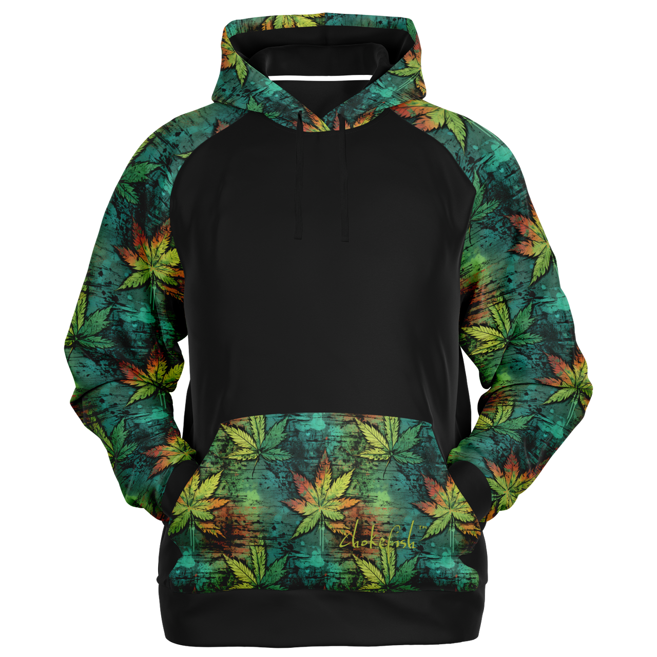 Chokefish™ Cannabis Raglan Remix-003B