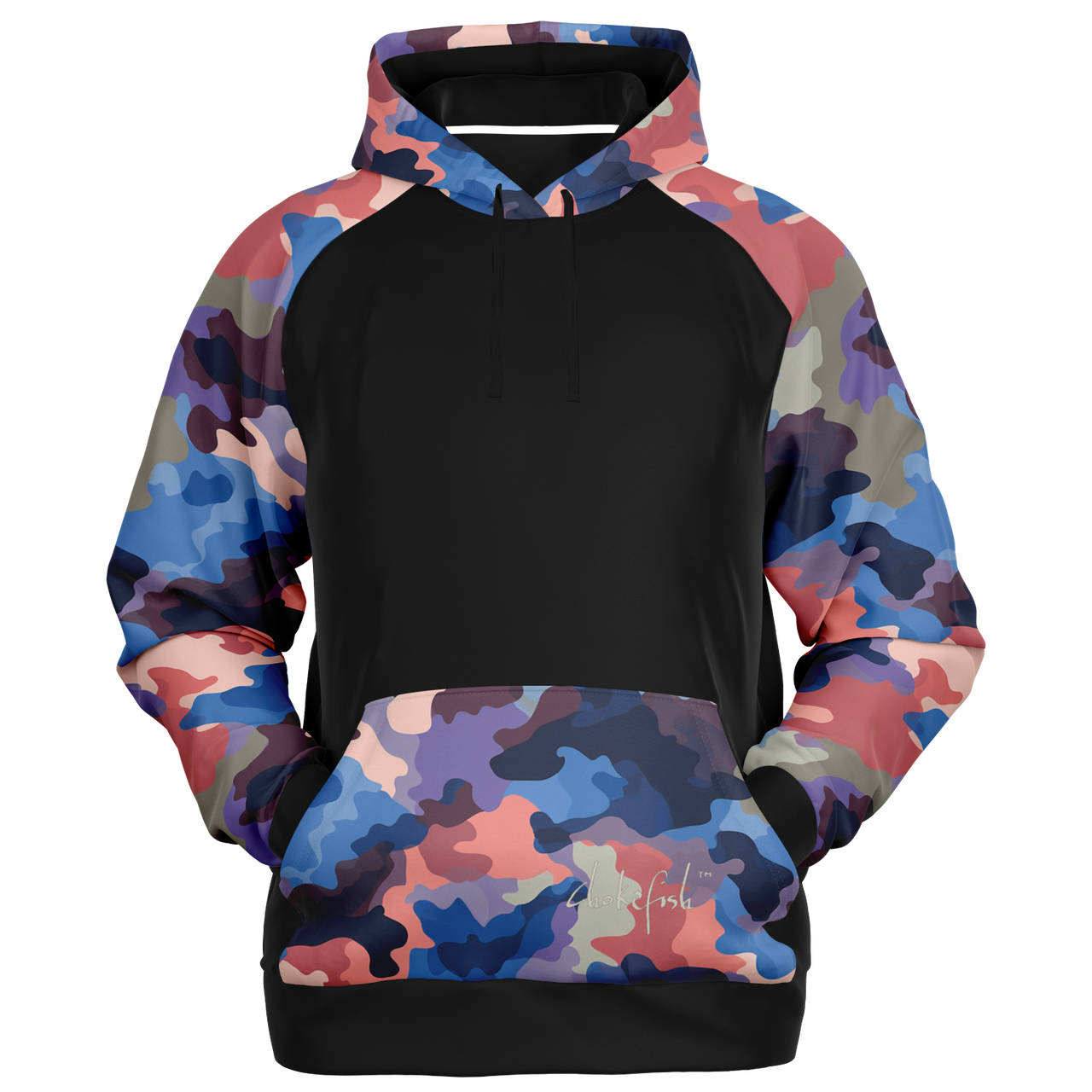 Chokefish™ Camouflage Raglan Remix -007B
