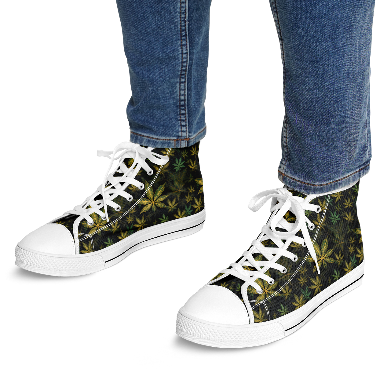 Chokefish™ Urban Peak Retro High Tops-Canabis-027