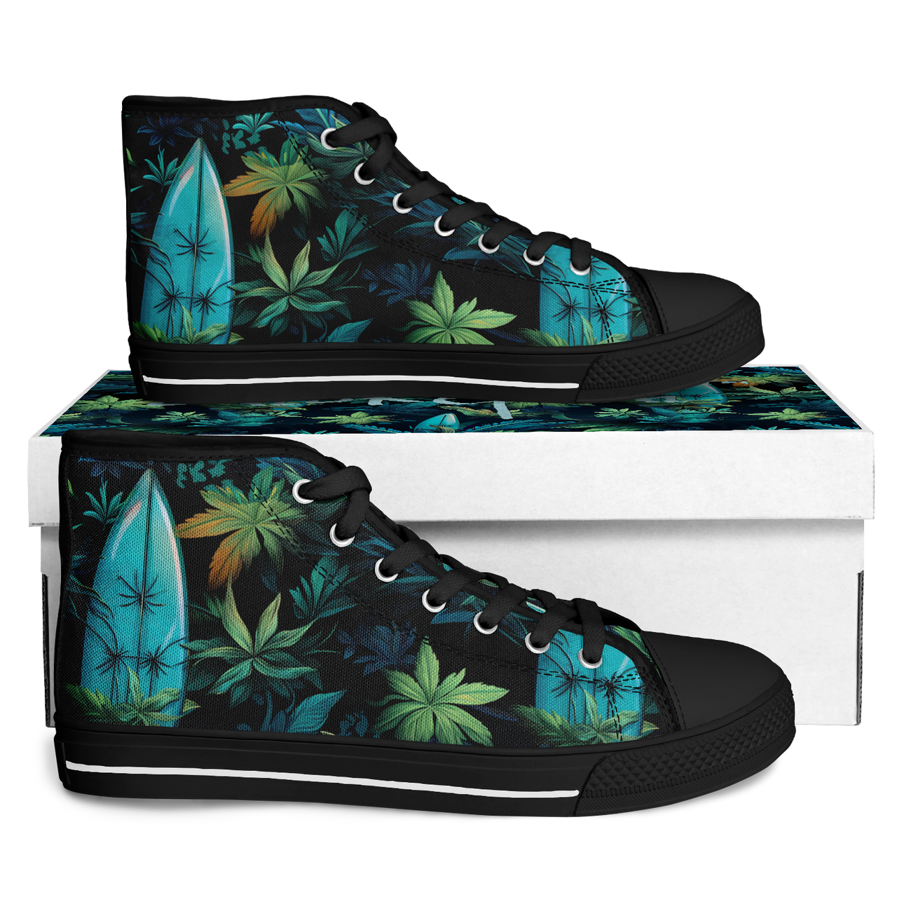 Chokefish™ Urban Peak Retro High Tops-Surfboards-001-2