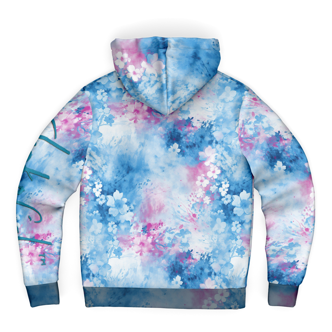 Chokefish™ Microfleece Zip-Up Hoodie Acid-Wash Colors-008B