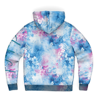 Chokefish™ Microfleece Zip-Up Hoodie Acid-Wash Colors-008B