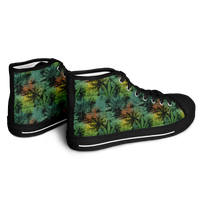 Chokefish™ Urban Peak Retro High Tops-Cannabis-006-2