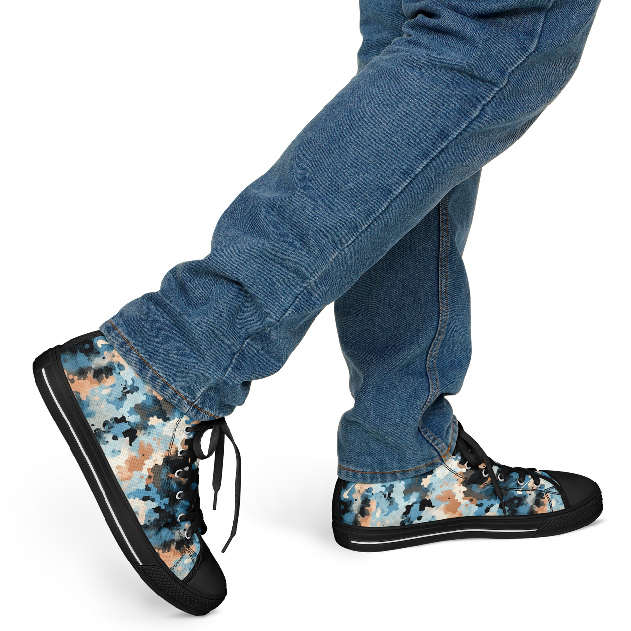 Chokefish™ Urban Peak Retro High Tops-Acid-Wash-015-2