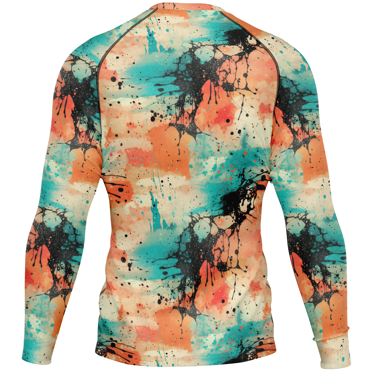 Chokefish™ Long Sleeve Rashguard Acid-Wash Men's Shirt-002