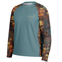 Chokefish™ Long Sleeve Every Day All Weather Skulls Shirt Men's-003