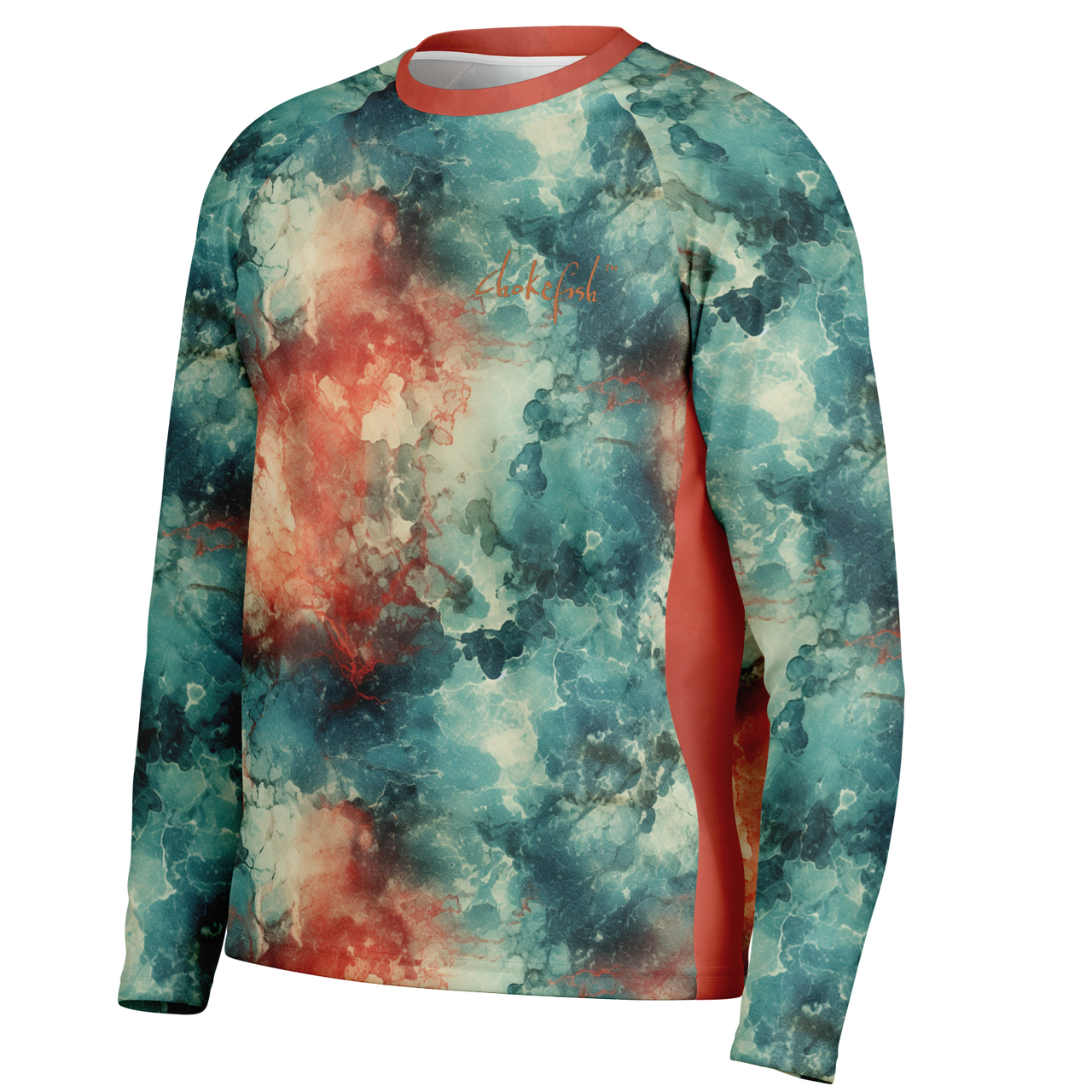 Chokefish™ Long Sleeve Every Day All Weather Acid-Wash Shirt Men's-004