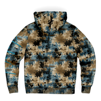 Chokefish™ Microfleece Zip-Up Hoodie Acid-Wash Colors-014