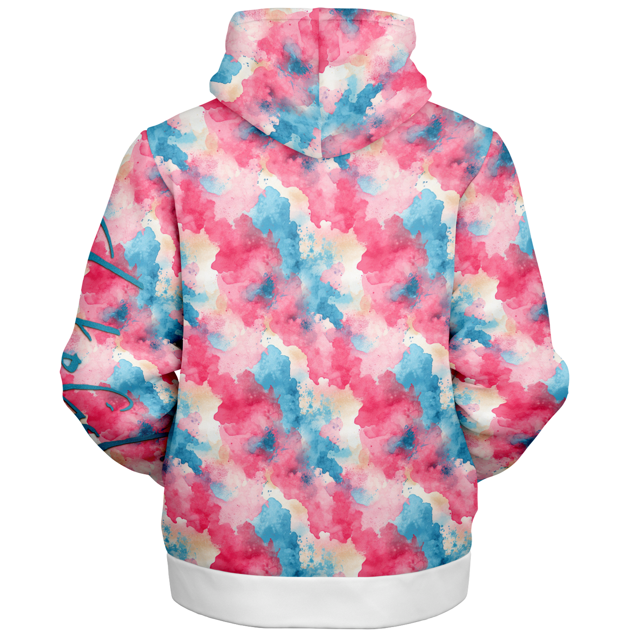 Chokefish™ Microfleece Zip-Up Hoodie Acid-Wash Colors-001