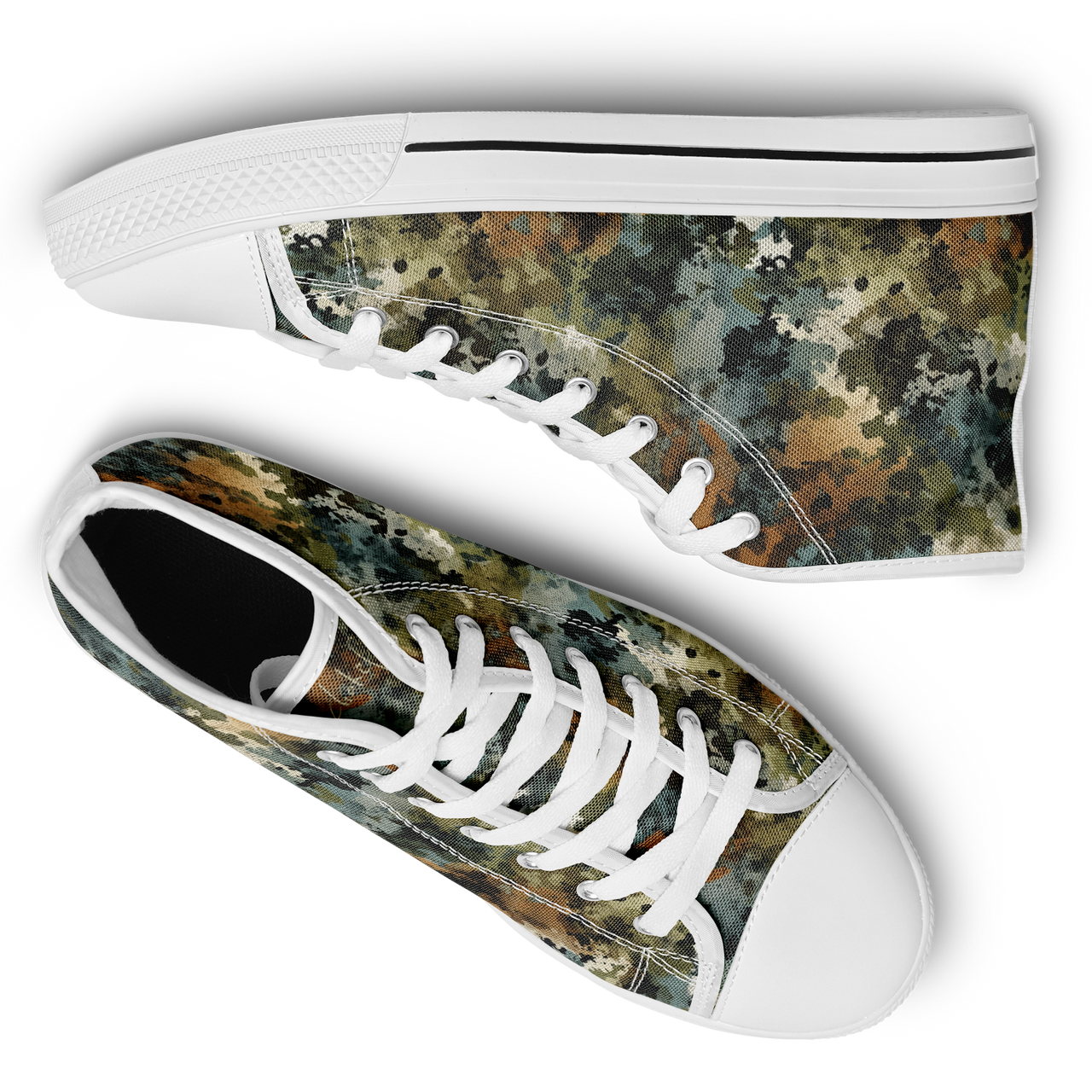 Chokefish™ Urban Peak Retro High Tops-Acid-Wash-014