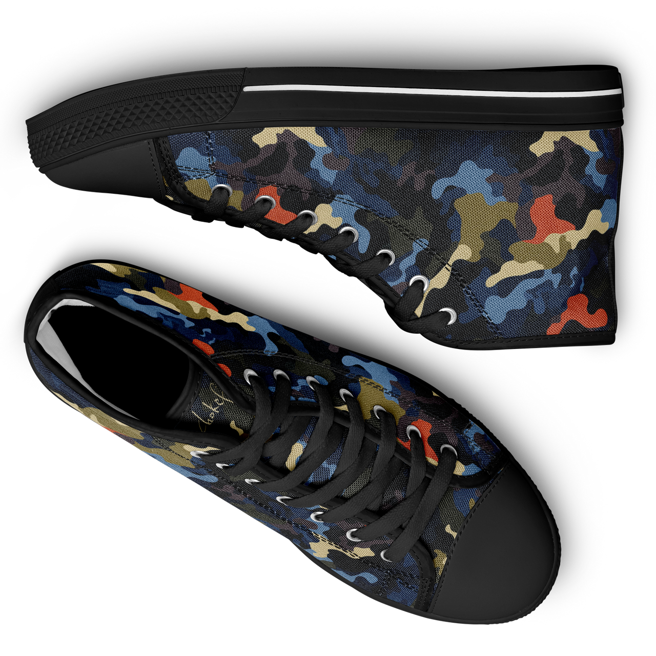 Chokefish™ Urban Peak Retro High Tops-Camouflage-017-2