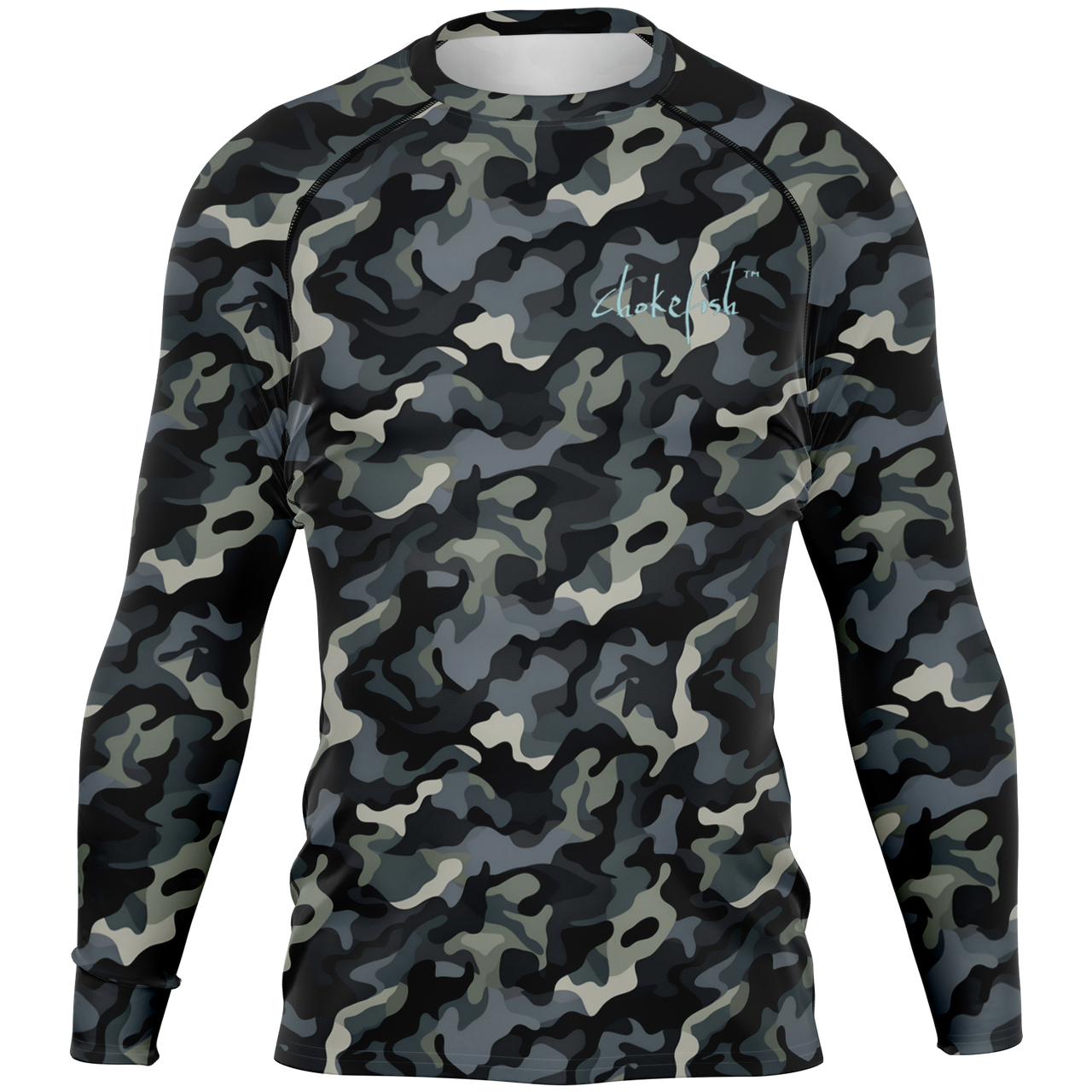 Chokefish™ Long Sleeve Rashguard Camouflage Men's Shirt-004
