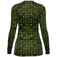 Chokefish™ Long Sleeve Rashguard Textures Woman's Shirt-001