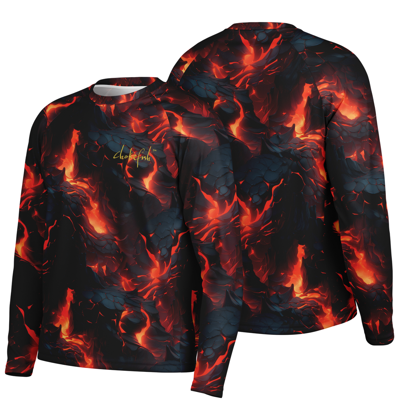 Chokefish™ Long Sleeve Every Day All Weather Volcano Shirt Men's-001