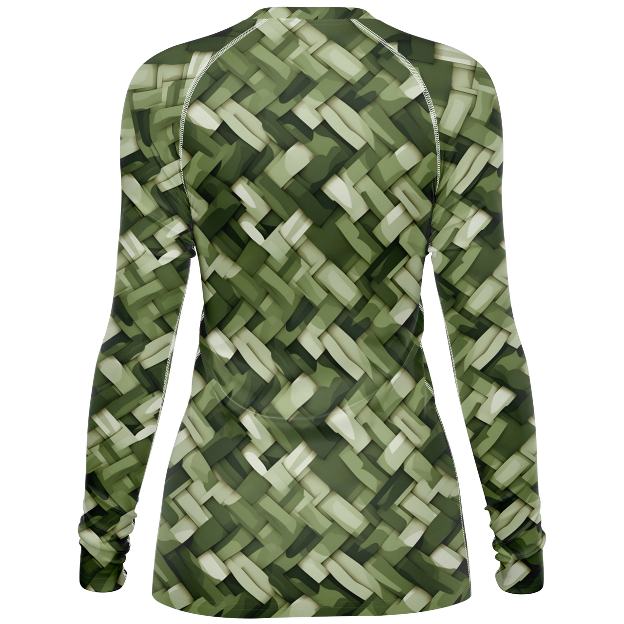 Chokefish™ Long Sleeve Rashguard Textures Woman's Shirt-003