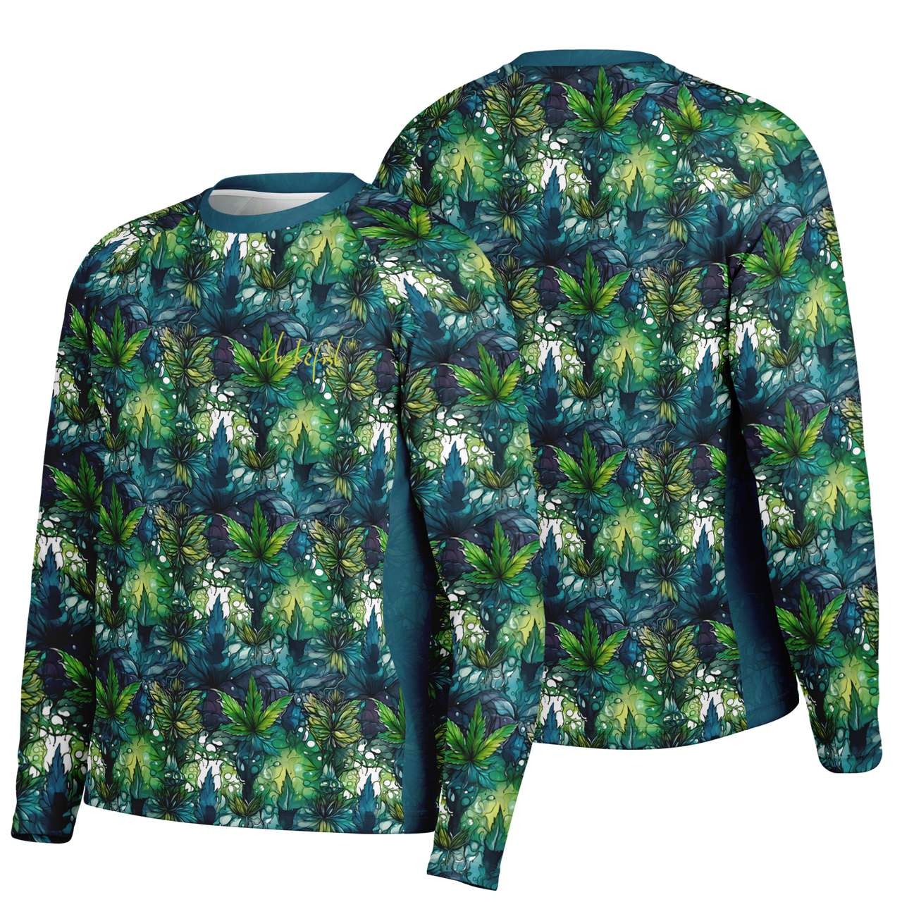 Chokefish™ Long Sleeve Every Day All Weather Cannabis Shirt Men's-010