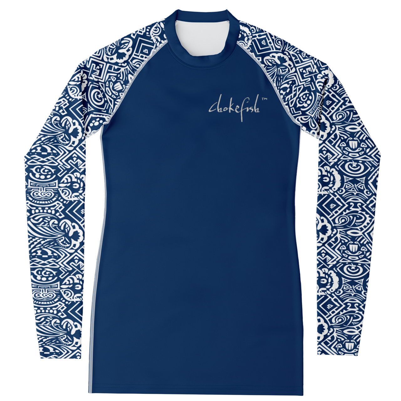 Chokefish™ Long Sleeve Rashguard Acid-Wash Woman's Shirt-001