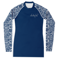 Chokefish™ Long Sleeve Rashguard Acid-Wash Woman's Shirt-001