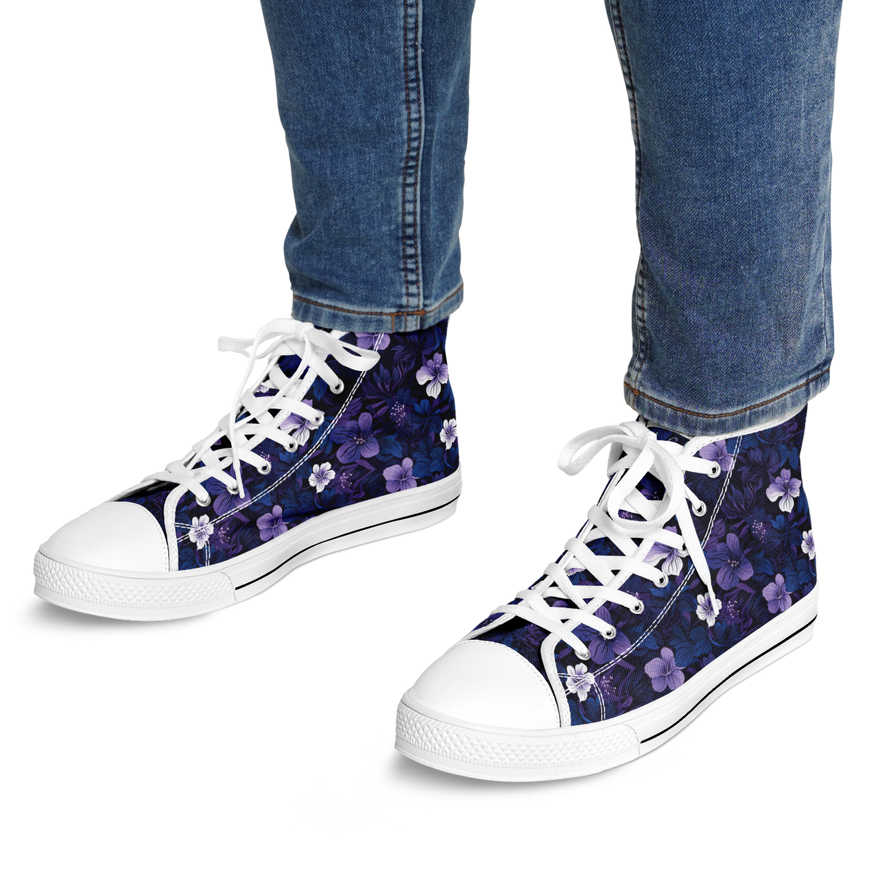 Chokefish™ Urban Peak Retro High Tops-Floral-004