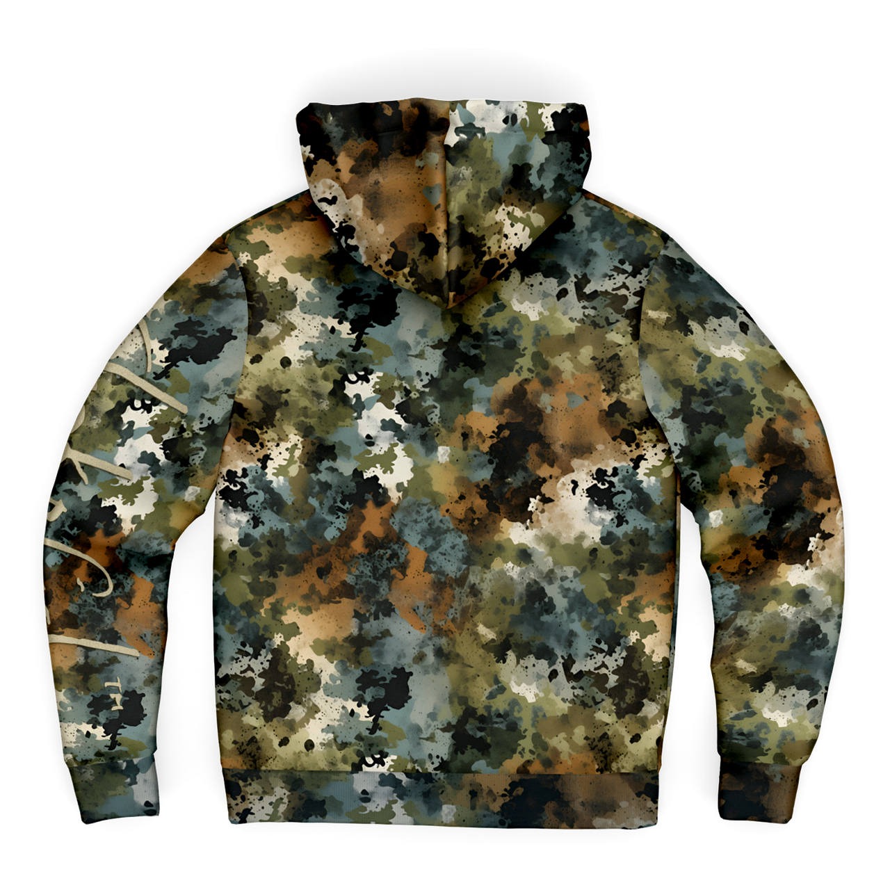 Chokefish™ Microfleece Zip-Up Hoodie Acid-Wash Colors-016