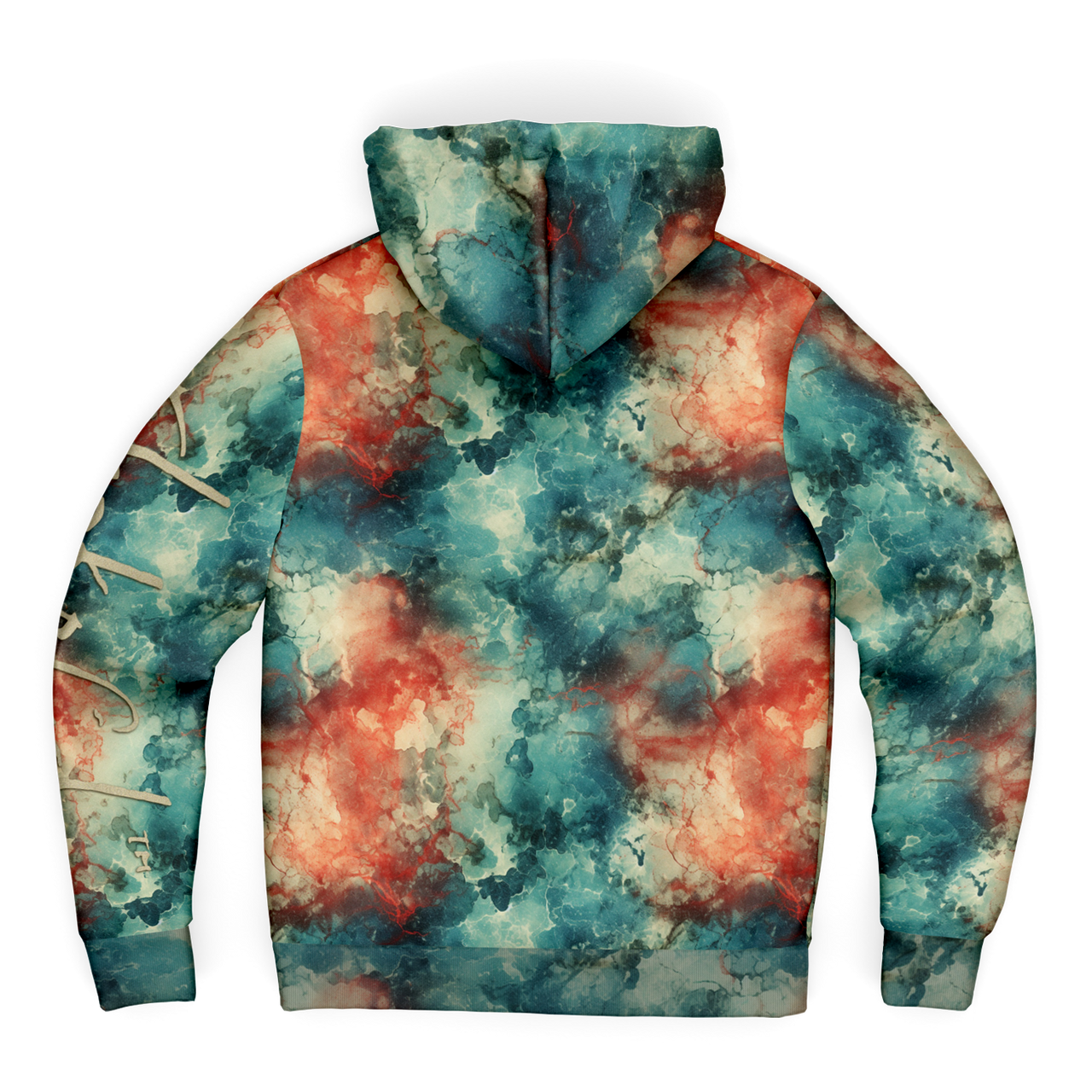 Chokefish™ Microfleece Zip-Up Hoodie Acid-Wash Colors-006