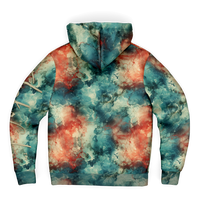 Chokefish™ Microfleece Zip-Up Hoodie Acid-Wash Colors-006