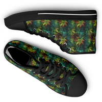 Chokefish™ Urban Peak Retro High Tops-Cannabis-003-2