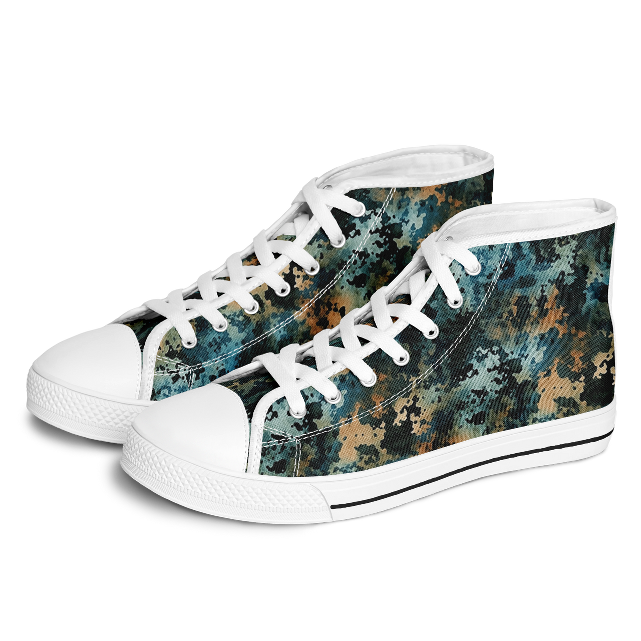 Chokefish™ Urban Peak Retro High Tops-Acid-Wash-002