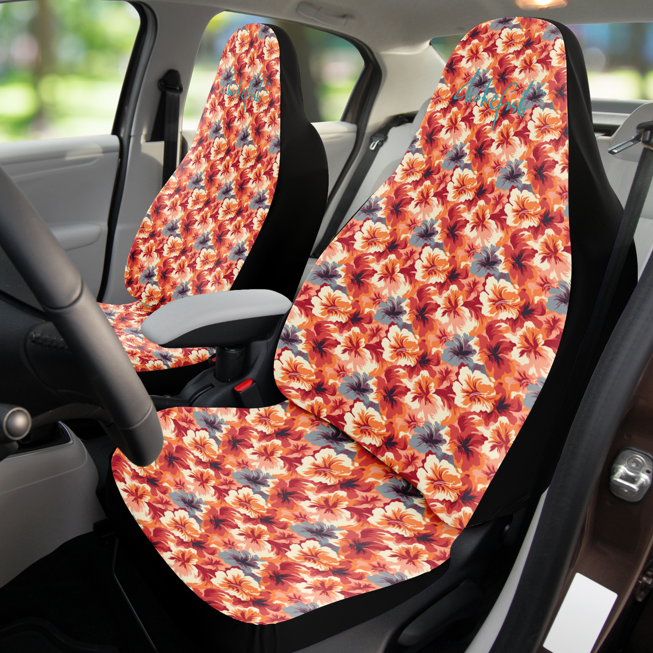 Chokefish™ Floral Seat Covers-005