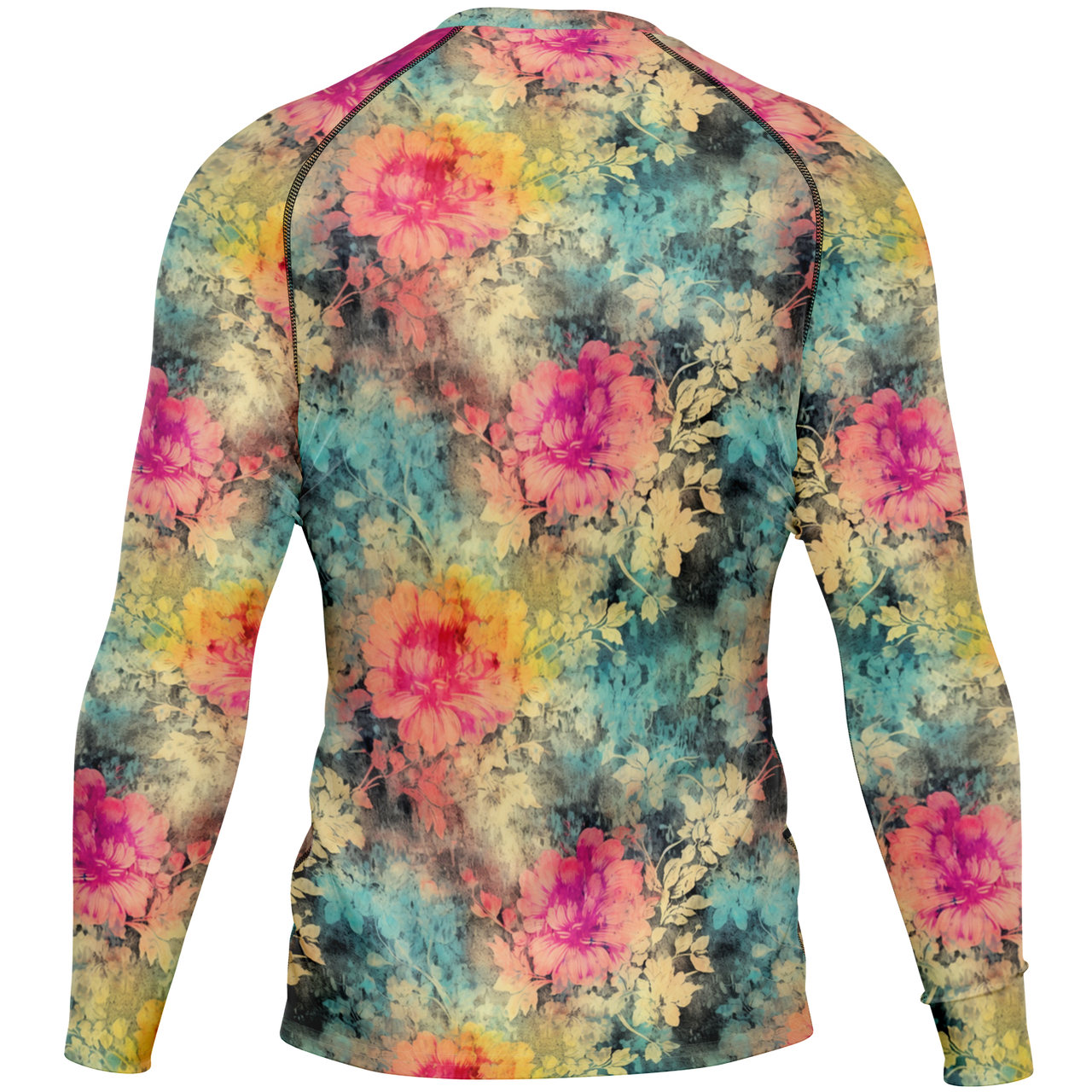 Chokefish™ Long Sleeve Rashguard Acid-Wash Men's Shirt-007