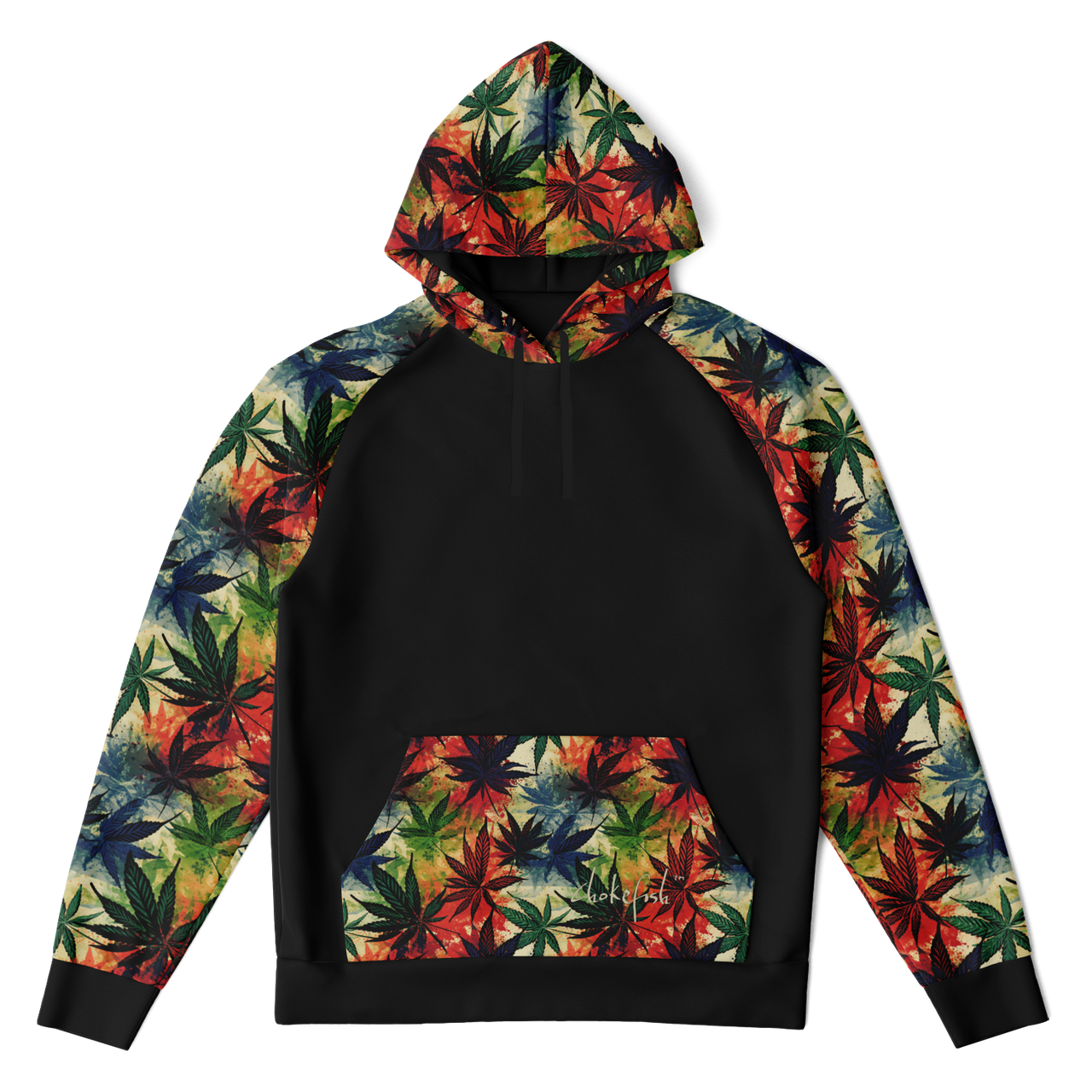 Chokefish™ Cannabis Raglan Remix-002B