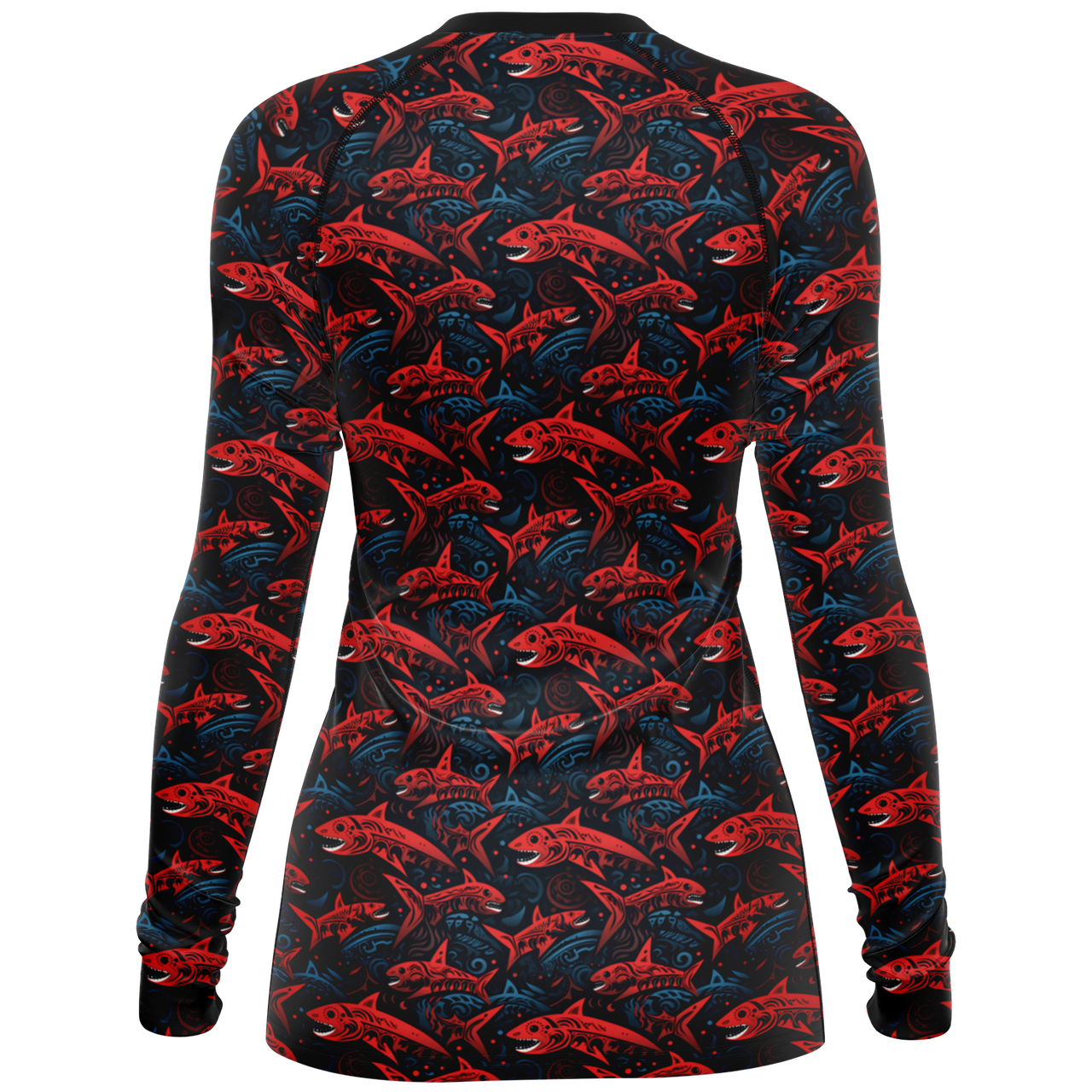 Chokefish™ Long Sleeve Rashguard Marine Woman's Shirt-001