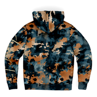 Chokefish™ Microfleece Zip-Up Hoodie Acid-Wash Colors-011