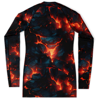Chokefish™ Long Sleeve Rashguard Cannabis Woman's Shirt-002