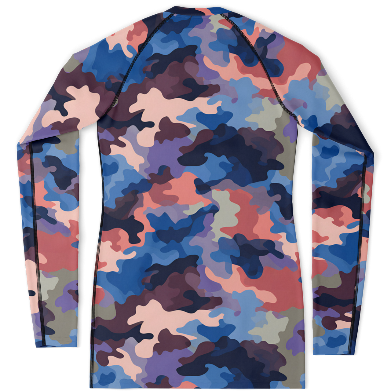 Chokefish™ Long Sleeve Rashguard Camouflage Woman's Shirt-007