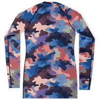 Chokefish™ Long Sleeve Rashguard Camouflage Woman's Shirt-007