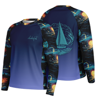 Chokefish™ Long Sleeve Every Day All Weather Trees&Boats Shirt Men's-016-Special-Edition